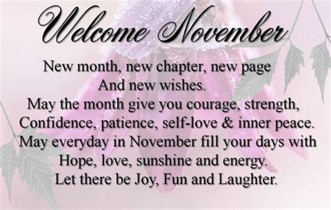 best welcome november quotes | November quotes, Welcome november, Happy ...