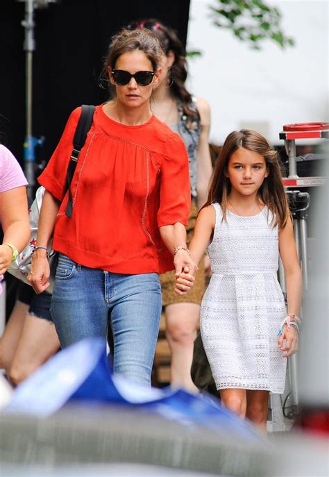 Katie Holmes Brings Her Daughter Suri To The Set Of All We Had On