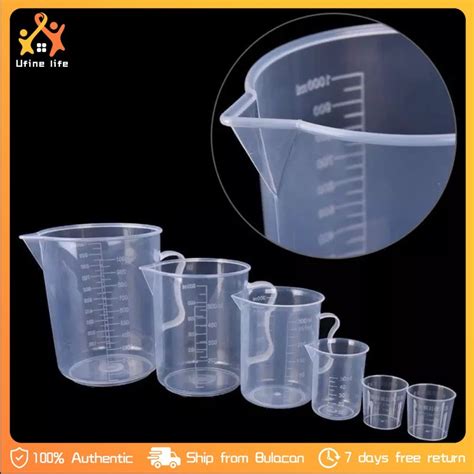 Clear Plastic Graduated Measuring Cup For Baking Beaker Liquid Measure