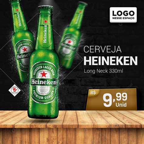 Heineken Bares Bebidas Social Media Psd Editável [download] Designi