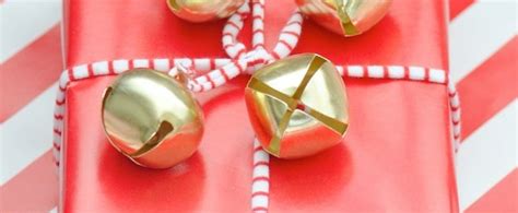 Kara S Party Ideas Jingle Bell Gift Wrapping For The Christmas Holiday