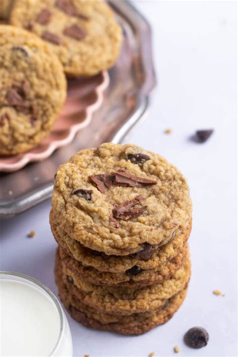 EASY Egg Free Chocolate Chip Cookies ~ two sugar bugs