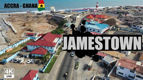 Jamestown Aerial View In Accra Ghana 4K YouTube