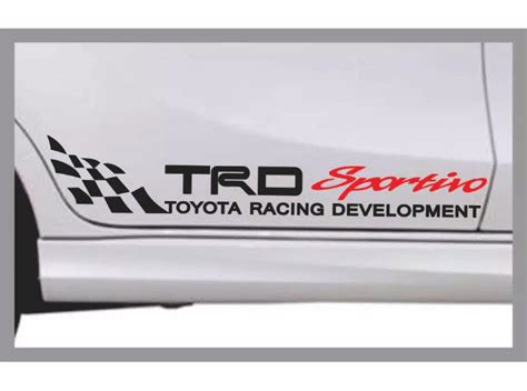 Cutting Sticker Trd Sportivo Toyota Racing Lazada Indonesia