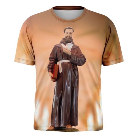 Camiseta São Francisco de Assis 02 Estampa Total Elo7