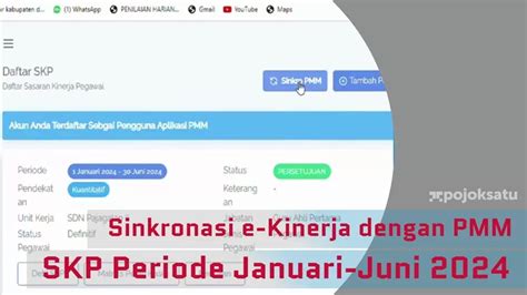 Guru Jangan Bingung Begini Cara Sinkronasi E Kinerja Dengan Pmm Pada