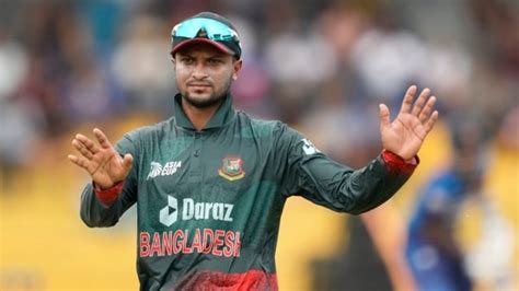 Shakib Al Hasan At Risk Of Missing Bangladeshs World Cup Opener