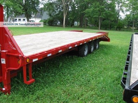 26 Triple Axle Load Trail Load Max Deckover Equipment Skidsteer Trailer