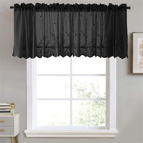 Amazon Linenzone Lace Kitchen Valance Lace Window Treatment For