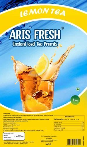 Lemon Iced Tea Premix At 200 Kg Ice Tea Powder In New Delhi ID