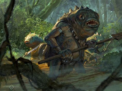 "Kuo - Toa." Artist Andrea Piparo. | Dungeons and dragons characters, Mythical creatures art ...