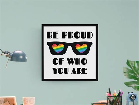 Lgbt Pride Svg Gay Pride Svg Be Proud Dxf Rainbow Pride Etsy