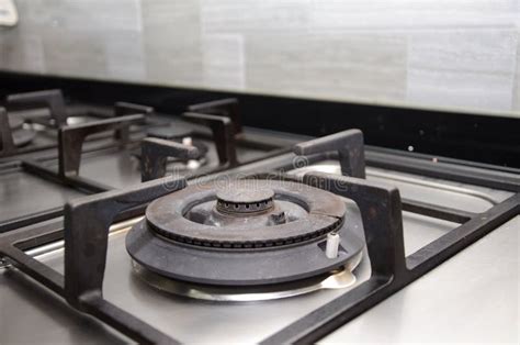 Gas Stove On Countertop Stock Photo Image Of Propane 134761708