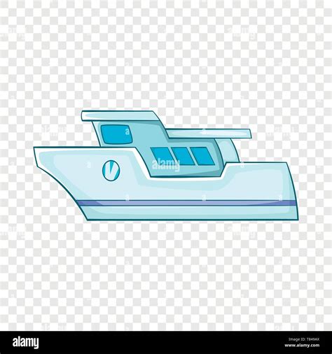 Yacht Icon Cartoon Style Stock Vector Image Art Alamy