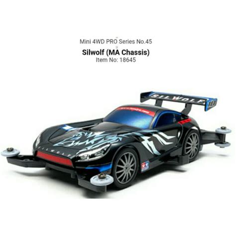 Jual 18645 TAMIYA Mini 4WD PRO Series No 45 Silwolf MA Chassis