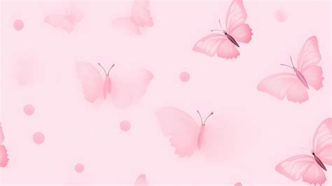 Premium Photo | Dainty butterfly pattern with a pastel pink background