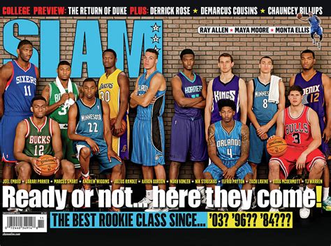 Ready Or Not Here They Come Nba Rookies Slam Cover 1 By Getty Images