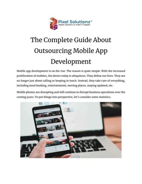 PPT The Complete Guide About Outsourcing Mobile App Development