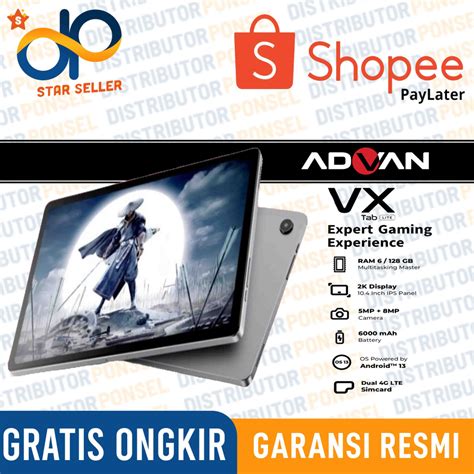 Jual Advan Tab Vx Lite Gb Dual Sim Card G Lte Garansi Resmi