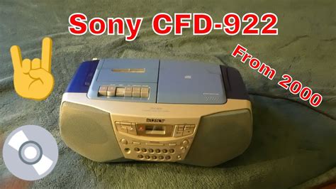 Retro Review Sony Cfd 922 Are Boomboxes Still Relevant Youtube