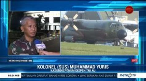 Tni Siagakan Pesawat Antisipasi Tindakan Evakuasi Wni Dari Tiongkok