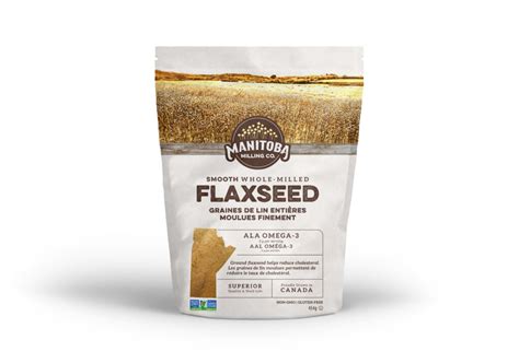 Smooth Whole Milled Flaxseed X Lb Manitoba Flax Seed Milling Company