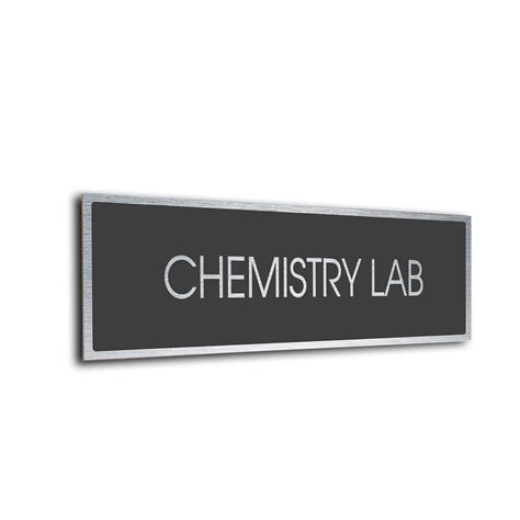 Chemistry Lab Door Sign. Clearly label every room in your facility with ...