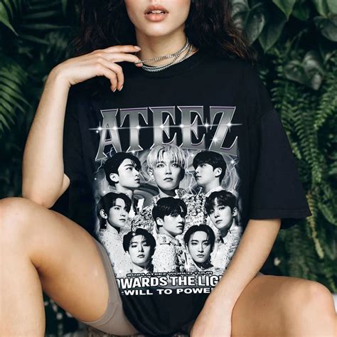 Ateez Towards The Light Will To Power World Tour Shirt Ateez Will