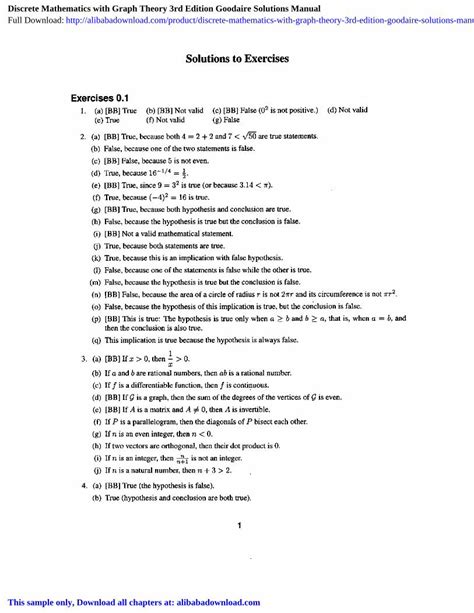 PDF Discrete Mathematics With Graph Theory 3rd Edition DOKUMEN TIPS