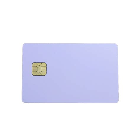 Contact Printable Blank White Plastic Cards With Smart Chip-Card ...