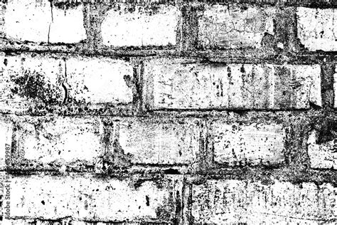 Texture of a brick wall with cracks and scratches which can be used as ...