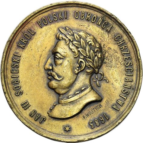 Jan Iii Sobieski Medal Lecie Odsieczy Wiede Skiej Krak W