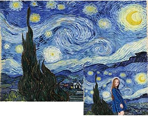 Baocicco 7x5ft Vincent Van Gogh Artwork Starry Sky Back... - Van Gogh ...