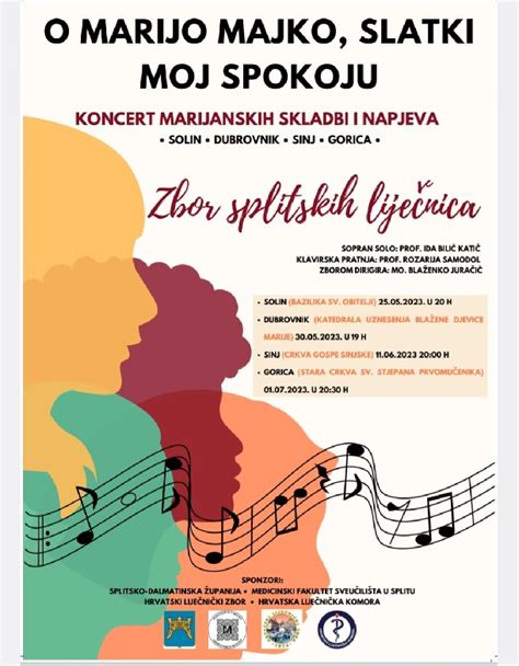 Koncert Zbora splitskih liječnica u crkvi Čudotvorne Gospe Sinjske FERATA