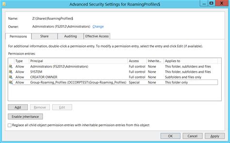 Configurare I Roaming Profiles In Windows Server 2012 R2