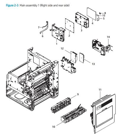 Hp Color E E Laser Printer Diagrams