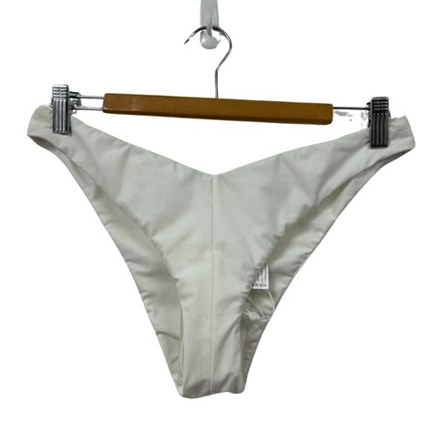 BNWT Zimmermann Womens Size 14 White Bikini Bottoms S