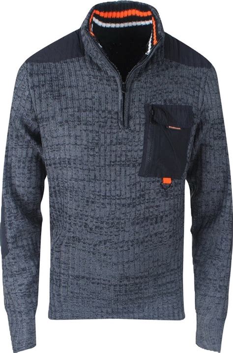 MZ 72 - Heren Trui - Met Rits - Grijs | bol.com