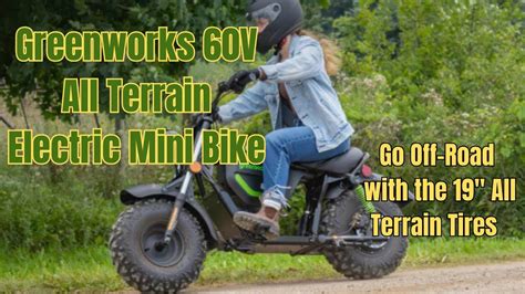 Greenworks V Stealth Series Electric Mini Bike Review Built For Off