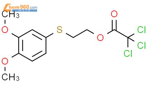 62774 49 6 Acetic Acid Trichloro 2 3 4 Dimethoxyphenyl Thio Ethyl