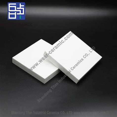 Al2O3 Alumina Ceramic Plain Curved Alumina Ceramic Tiles For Hopper