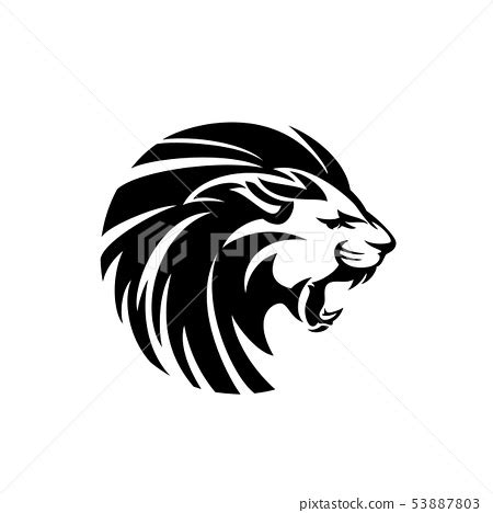 Roaring Lion Logo Black And White