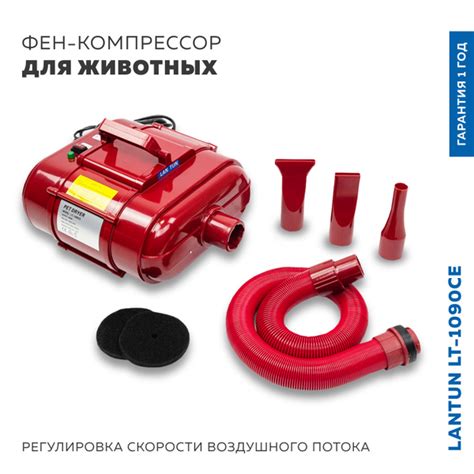 Фен компрессор для собак и кошек с регулировкой мощности 2500 Вт ...