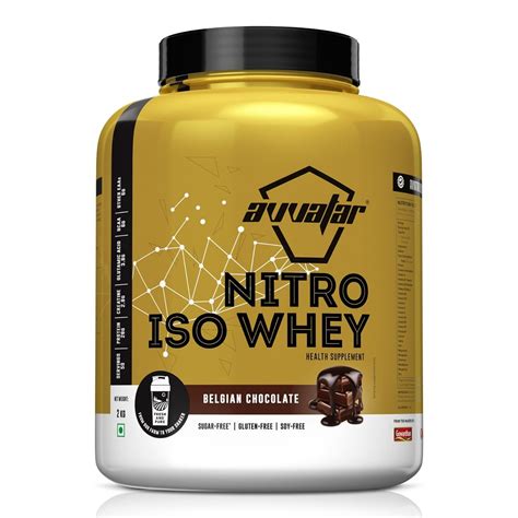 Avvatar Nitro Iso Whey Kg Belgian Chocolate Servings G