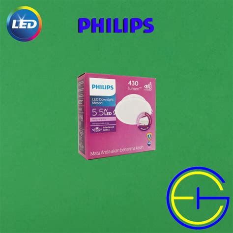 Jual Meson G D W Philips Led Downlight Inbow Bulat Kota