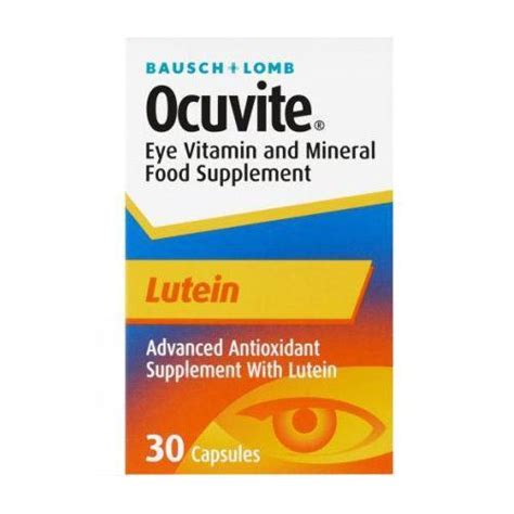 Ocuvite Lutein Eye Vitamin Mineral Supplement Eye Care Supplements