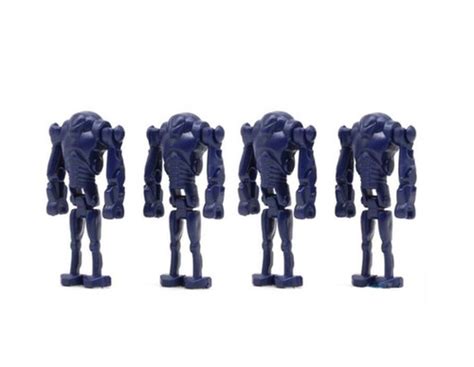 Super Battle Droid Blue pack of 4 Star Wars Minifigures | minifigureoutlet