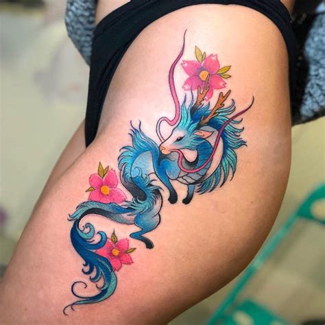 Share More Than Dragon Cherry Blossom Tattoo Latest In Cdgdbentre