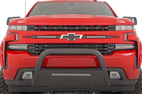 Rough Country Silverado 1500 Dual 10 Inch Black Series LED Grille Kit