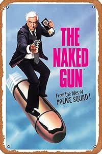 Amazon Vintage Tin Signs The Naked Gun 80s Movie Poster Gift